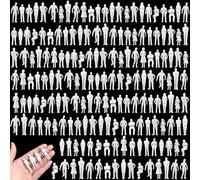 Namalu 200 Pcs Tiny People Figures Miniature 1: 150 Scale Unpainted