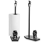 Namalu Halloween Gravestone Paper Towel Holder Coffin Base, kitchen Decor