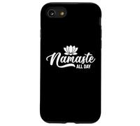 Namaste all day, yoga for women, yoga for men, girls, boys Case for iPhone SE (2020) / 7 / 8