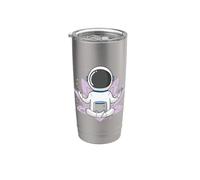 Namaste Astronaut Meditating Stainless Steel Insulated Tumbler