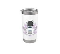 Namaste Astronaut Meditating Stainless Steel Insulated Tumbler