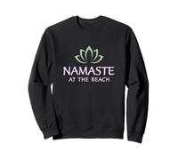 Namaste At The Beach Yoga Meditation Ocean Zen Sweatshirt