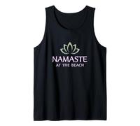 Namaste at The Beach Yoga Meditation Ocean Zen Tank Top