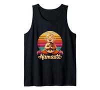 Namaste Buddha Lotus Breathing Zen Yoga Men Women Meditation Tank Top