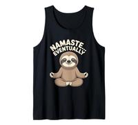 Namaste Eventually Sloth Funny Yoga Meditation namaste zen Tank Top
