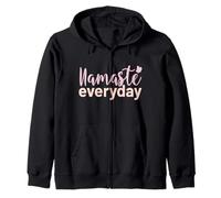 Namaste Everyday Meditation Yogi Life Yoga Zip Hoodie