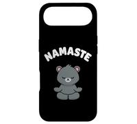 Namaste Funny Cute Bear Kawaii Yoga Bear Stress Free Case for iPhone Air