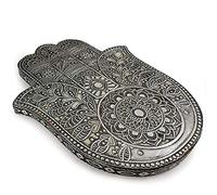 Namaste Hamsa Hand Embossed Incense Holder