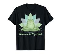 Namaste in My Pond Funny Yoga Frog T-Shirt