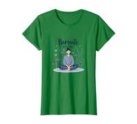 Namaste in Pyjamas: Zen Yoga Meditation Floral T-Shirt, Women, Kelly Green, XXL