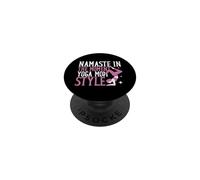 Namaste in the Moment Yoga Mom Style Yoga Mom PopSockets Adhesive PopGrip
