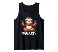 Namaste meditating sloth namaste yoga sloth meditating Tank Top
