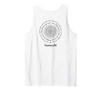 Namaste One Om Mandala Meditation Sayings for Yoga Teacher Tank Top