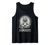 Namaste Raccoon Yoga Meditation Lover Zen Vintage Tank Top