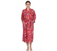 Namaste Trends Block Printed Kimono Dressing Gown Robe