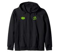 Namaste Y’all Lotus Flower Zip Hoodie