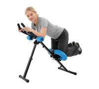 NaMaSyo AB Workout Machine, Foldable Abdominal Exercise Machine, Ab Trainer Machine Core Strength Training Equipment for Home Gym Fitness (Blue)