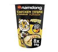 Namdong Chicken Jjigae Noodle Pot Korean-style instant noodles with a sachet of chilli mix 8x 84 g