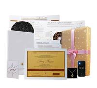 Name A Star Gift Set Personalised Luxury Edition For Her, The Perfect Birthday Present For Women, Anniversary Keepsake For Girlfriend, Christmas Gifts For Mum, Aunt, Nan, Wife