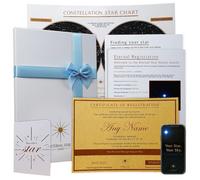 Name A Star Gift Set Personalised Luxury Edition For Him, The Perfect Birthday, Christmas, Anniversary, Wedding Present For Dad, Grandfather, Uncle, Brother, Son, Husband, Boyfriend Keepsake