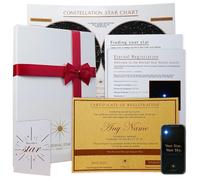 Name A Star Gift Set Personalised Luxury Present For Him, For Her, Husband, Wife, Boyfriend, Girlfriend For A Special Keepsake On Birthday, Anniversary, Valentines Day, Christmas