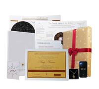 Name A Star Gift Set Personalised Luxury Present For Him, For Her, Husband, Wife, Boyfriend, Girlfriend, Special Birthday Keepsake, Anniversary, Valentines Day, Christmas