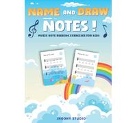 Name and draw notes! Music note reading exercises for kids
