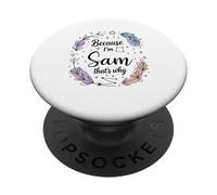 Name Because I'm Sam That's Why Woman PopSockets Adhesive PopGrip