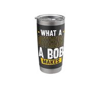 Name Bob Birthday Forename What A Difference A Bob Makes Stainless Steel Insulated Tumbler