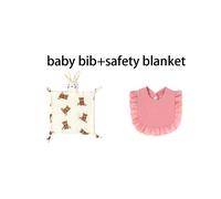 (Name customized, 2pieceB) 2Pcs/Set Personalized Baby Name Muslin For Baby Accessories Newborn Blankets And Cloths Burp Cloth Custom Baby Bib Girl