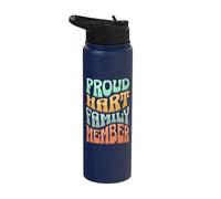 Name Hart Reunion Hart Surname Hart Stainless Steel Insulated Water Bottle