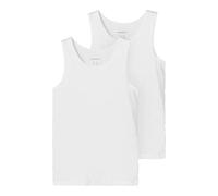 NAME IT 13208843 Sleeveless Base Layer T-Shirt 2 Units 11-12 Years Bright White