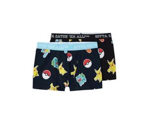 NAME IT Boy's NKMASGAR POKEMON 2P BOXER NOOS SKY Nightwear set, Black/Pack:2P DARK SAPPHIRE+ BLACK,