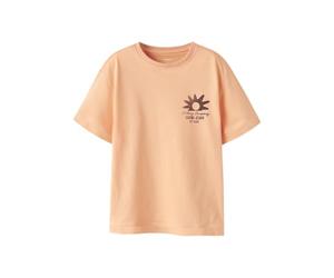 NAME IT Boy's Nkmfakim SS Nreg Top, Peach Fuzz, 134-140