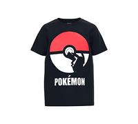 NAME IT Boy's Nkmnabel Pokemon Ss Top Noos Bfu T-Shirt, Black, 9-10 Years