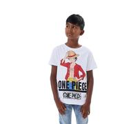 NAME IT Boy's Nkmnate Onepiece SS Top Box Noos Vde T-Shirt, Bright White, 134-140 cm
