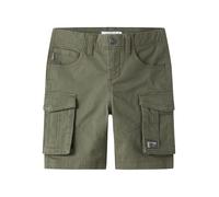 NAME IT Boy's Nkmryan Reg TWI L Shorts 6776-Ba Noos Cargo, Deep Lichen Green, 11 Years