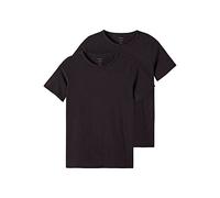 NAME IT Boy's Nkmt-Shirt Slim 2P Noos T, Black, 11-12 Years