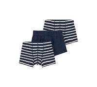 NAME IT Boys Nkmtights 3p Noos Panties, Dark Sapphire/Pack:w/ 2xy/D, 122 UK