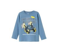 NAME IT Boy's NMMJATZY BATWHEELS LS TOP NOOS WAB Long Sleeve Top, Coronet Blue,