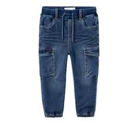 NAME IT Cargo Jeans Baggy Fit 92, Dark Blue Denim, 92