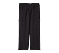 NAME IT Cargo Trousers Straight Leg, Black, 164