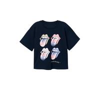 NAME IT Girl T-Shirt The Rolling Stones, Dark Sapphire, 134 cm/140 cm