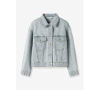 NAME IT girl's denim jacket in recycled cotton bleached denim