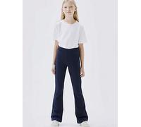 Name It Girls Flared Trousers - Dark Sapphire, Navy, Size Age: 12 Years Navy