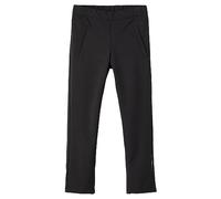 NAME IT Girl's Nkfalfa Slim Fo Noos Softshell Trousers Rain, Black, 14 Years