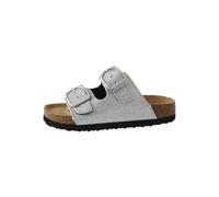 NAME IT Girls' Nkfflora Noos Sandal, Silver colour, 6 UK