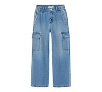 Name It Rose Wide Cargo Fit Jeans Blue 15 Years Girls