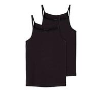 NAME IT Girl's Nkfstrap Top 2P Noos Panties, Black, 122/128