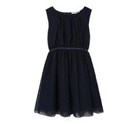 NAME IT Girl's Nkfvaboss Spencer Noos Dress, Dark Sapphire/Detail: W Tone in Tone Lurex, 9 Years
